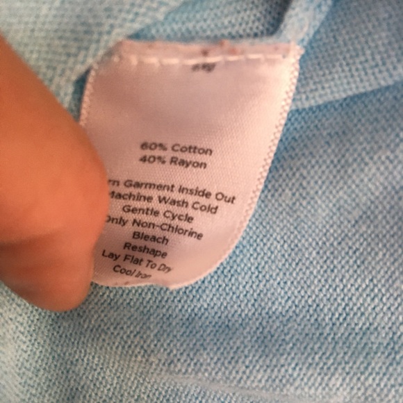 Talbots | Blue Ruffle Button Cardigan | Size M - Picture 6 of 6